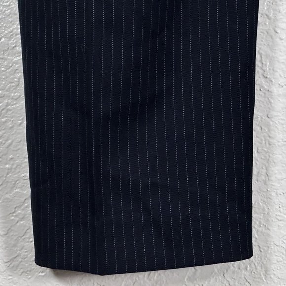 Calvin Klein Regular Fit 2pc. Navy Pinstripe Suit Men's Size Large/34x34 - Picture 10 of 13